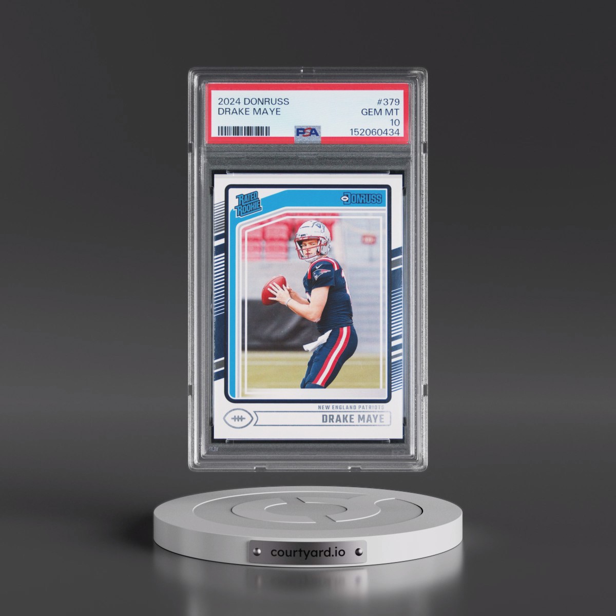 2024 Panini Donruss #379 Drake Maye (PSA 10 GEM MINT)