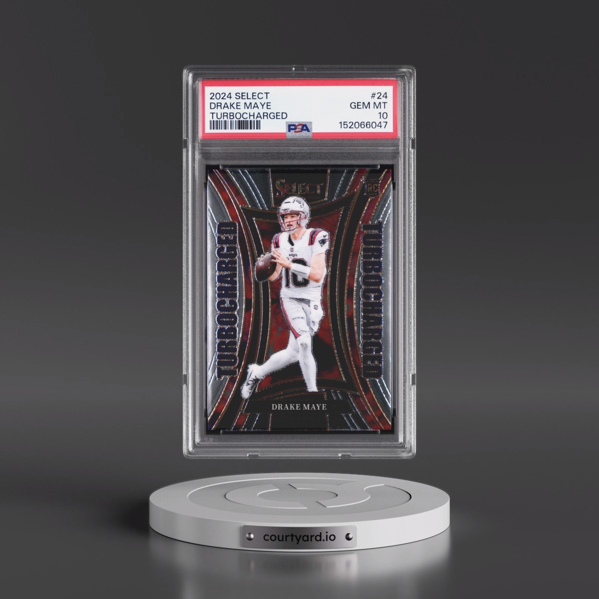 2024 Panini Select Turbocharged #24 Drake Maye (PSA 10 GEM MINT)