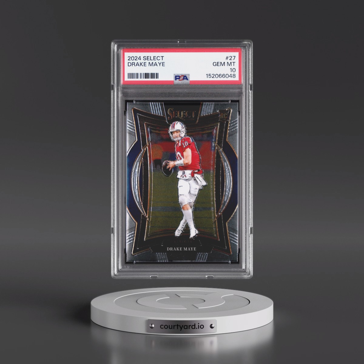 2024 Panini Select #27 Drake Maye (PSA 10 GEM MINT)