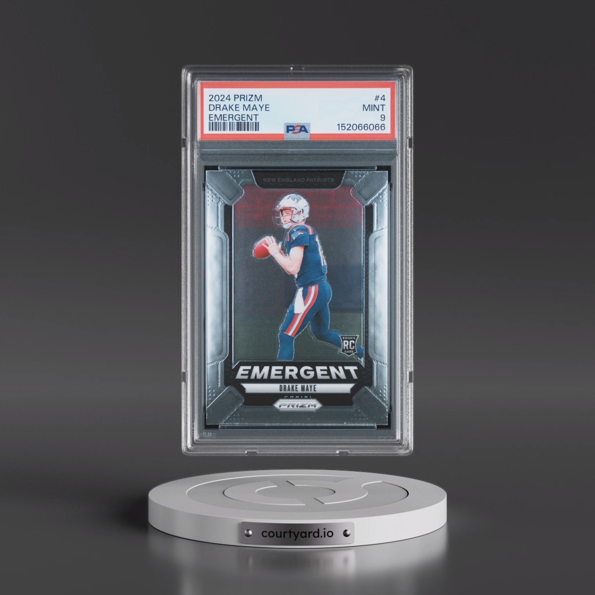 2024 Panini Prizm Emergent #4 Drake Maye (PSA 9 MINT)