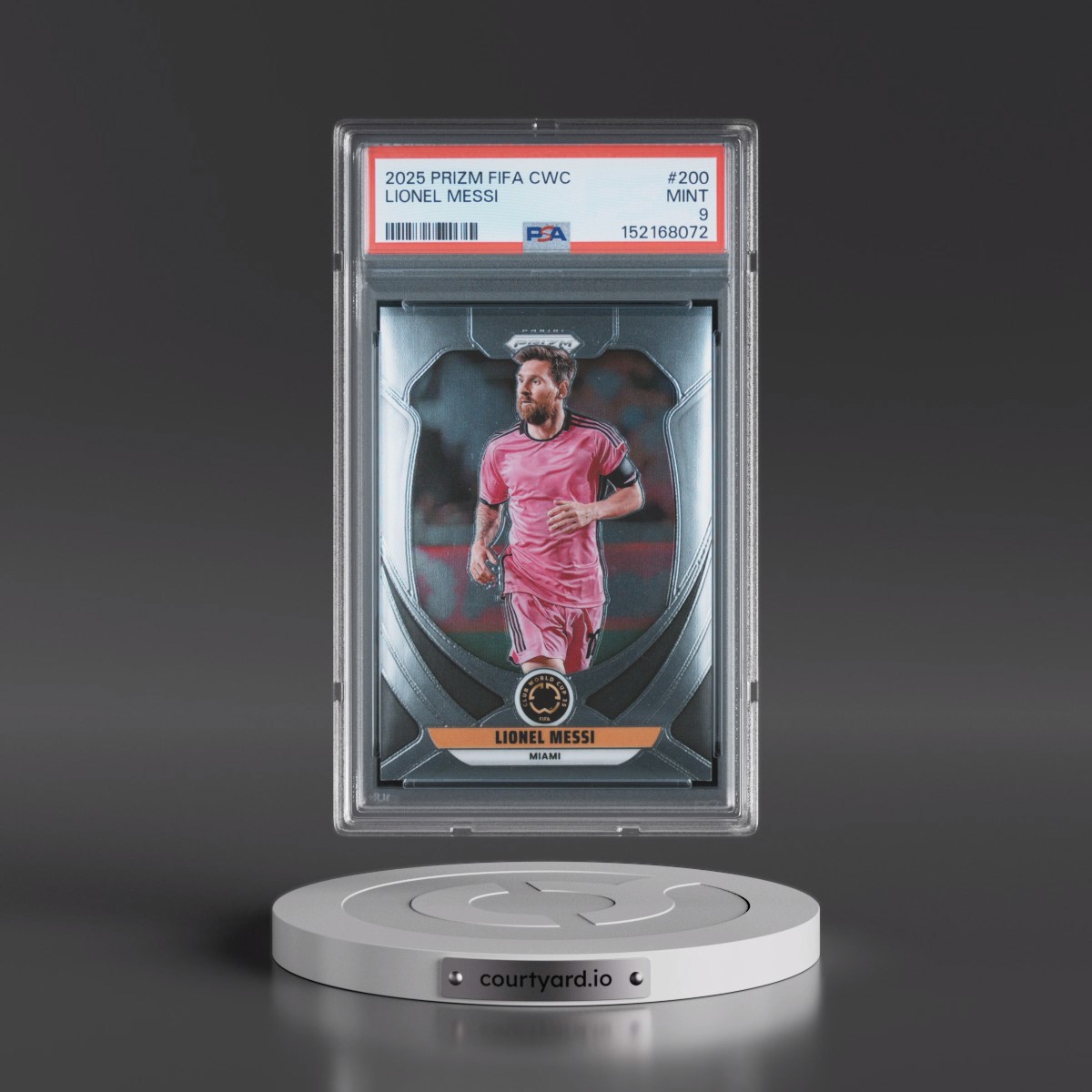 2025 Panini Prizm FIFA Club World Cup #200 Lionel Messi (PSA 9 MINT)