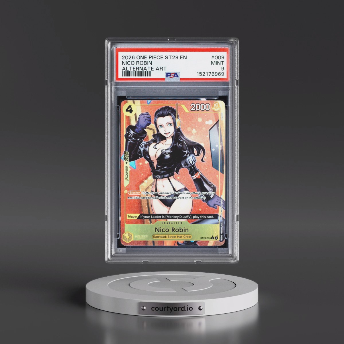 2026 One Piece Starter Deck ST29-Egghead #009 Nico Robin - Alternate Art (PSA 9 MINT)