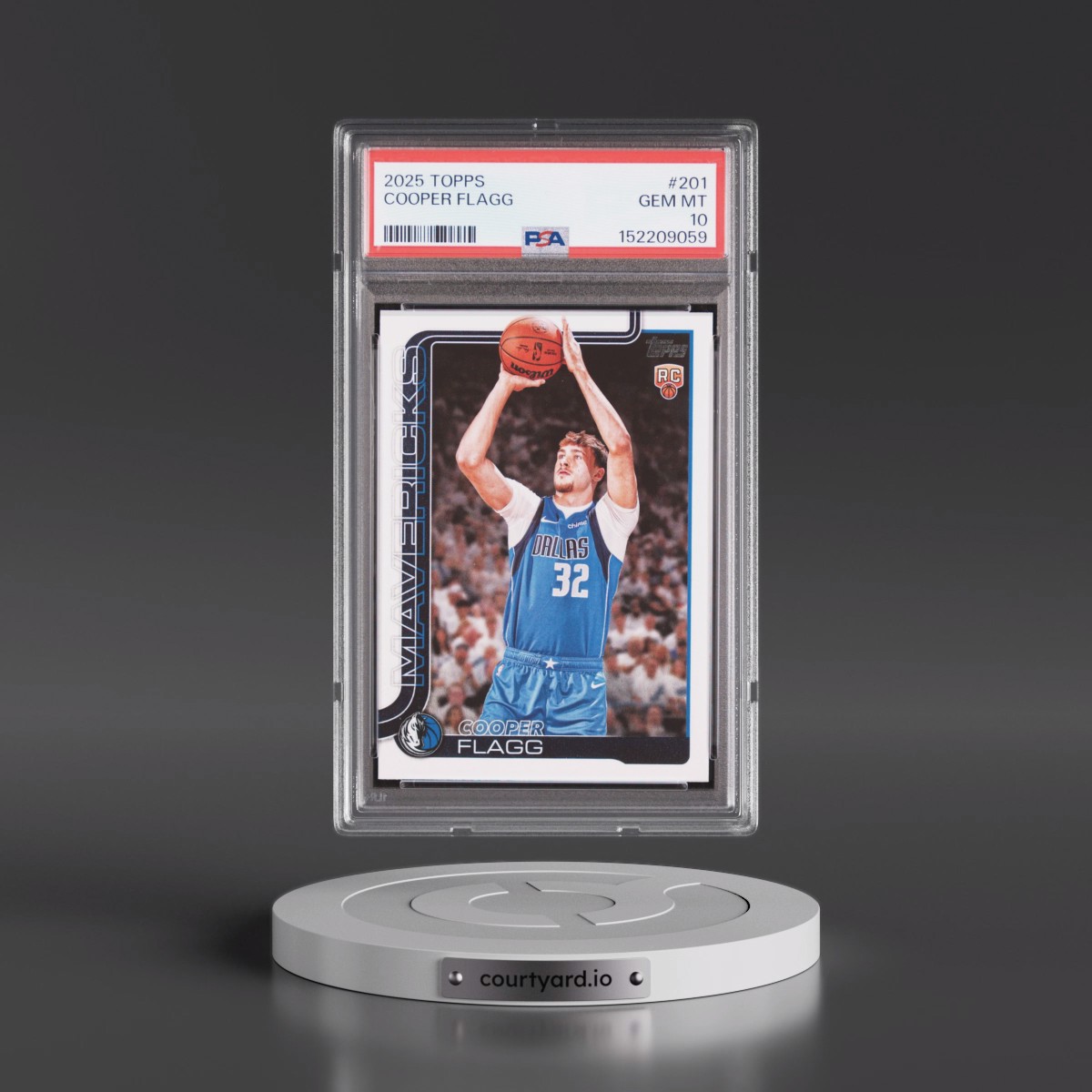 2025 Topps #201 Cooper Flagg (PSA 10 GEM MINT)