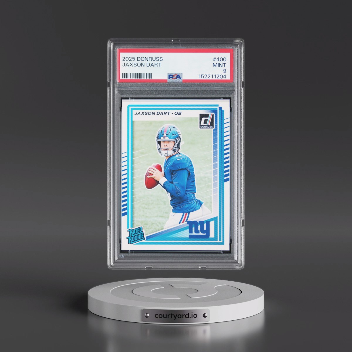 2025 Panini Donruss #400 Jaxson Dart (PSA 9 MINT)