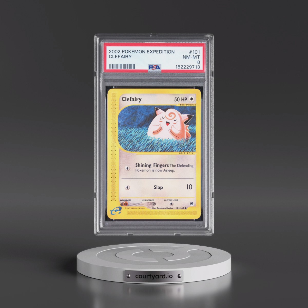 2002 Pokémon Expedition #101 Clefairy (PSA 8 NM-MT)