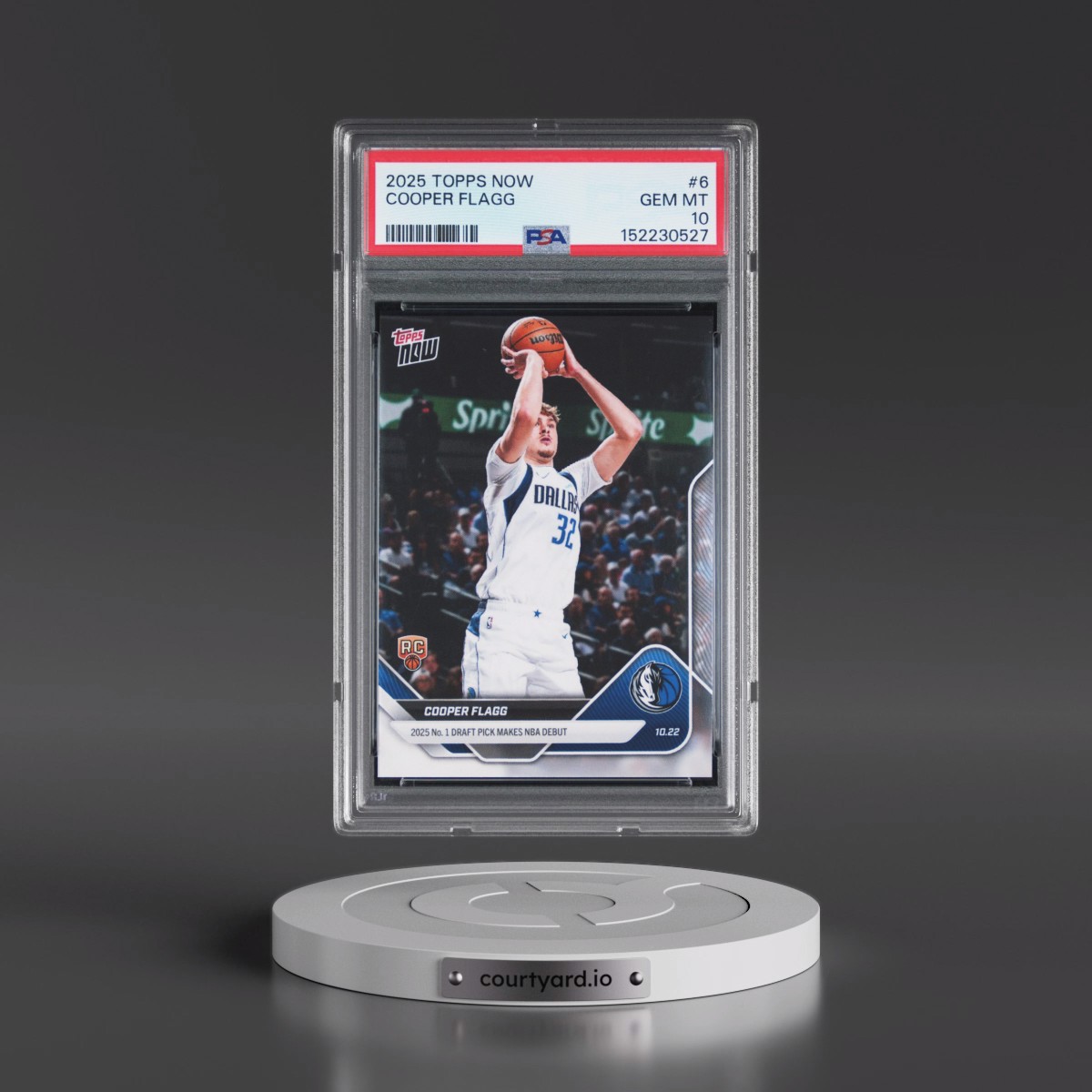 2025 Topps Now #6 Cooper Flagg (PSA 10 GEM MINT)