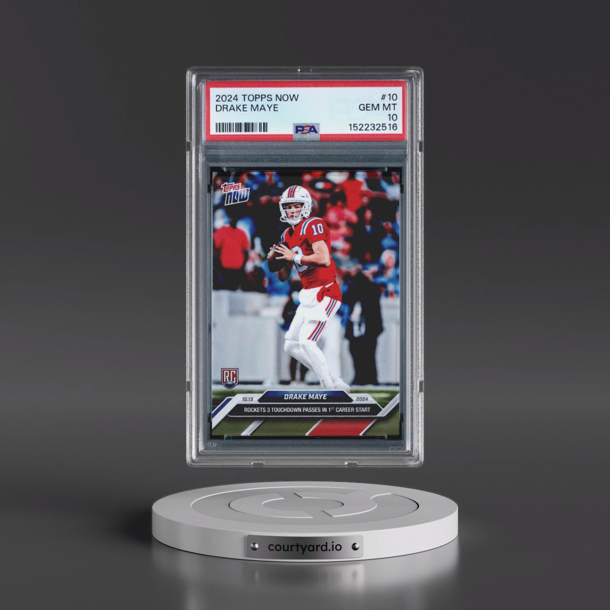 2024 Topps Now #10 Drake Maye (PSA 10 GEM MINT)