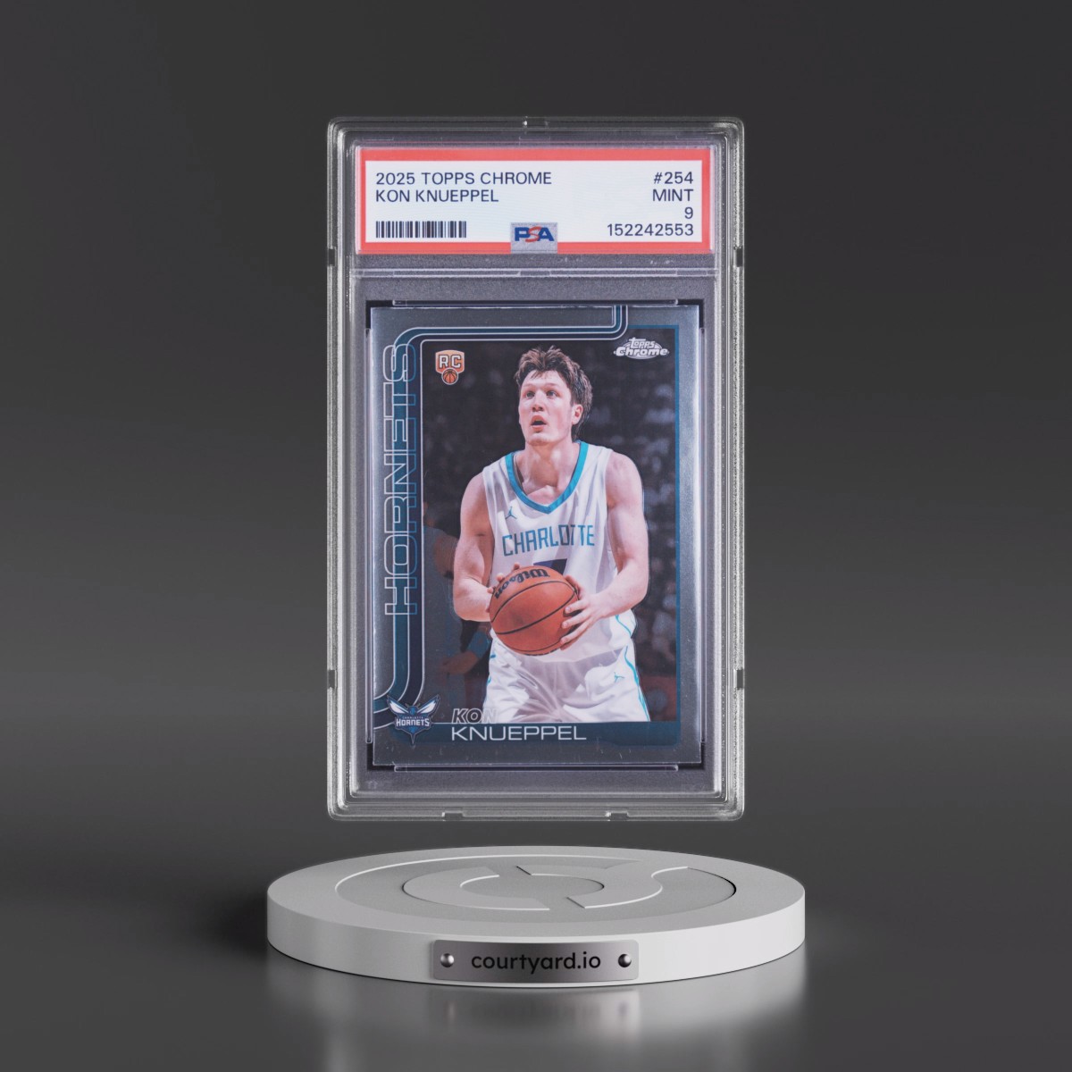 2025 Topps Chrome #254 Kon Knueppel (PSA 9 MINT)