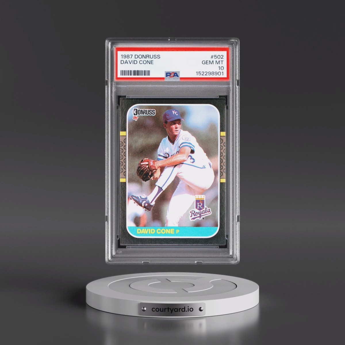 1987 Donruss #502 David Cone (PSA 10 GEM MINT)