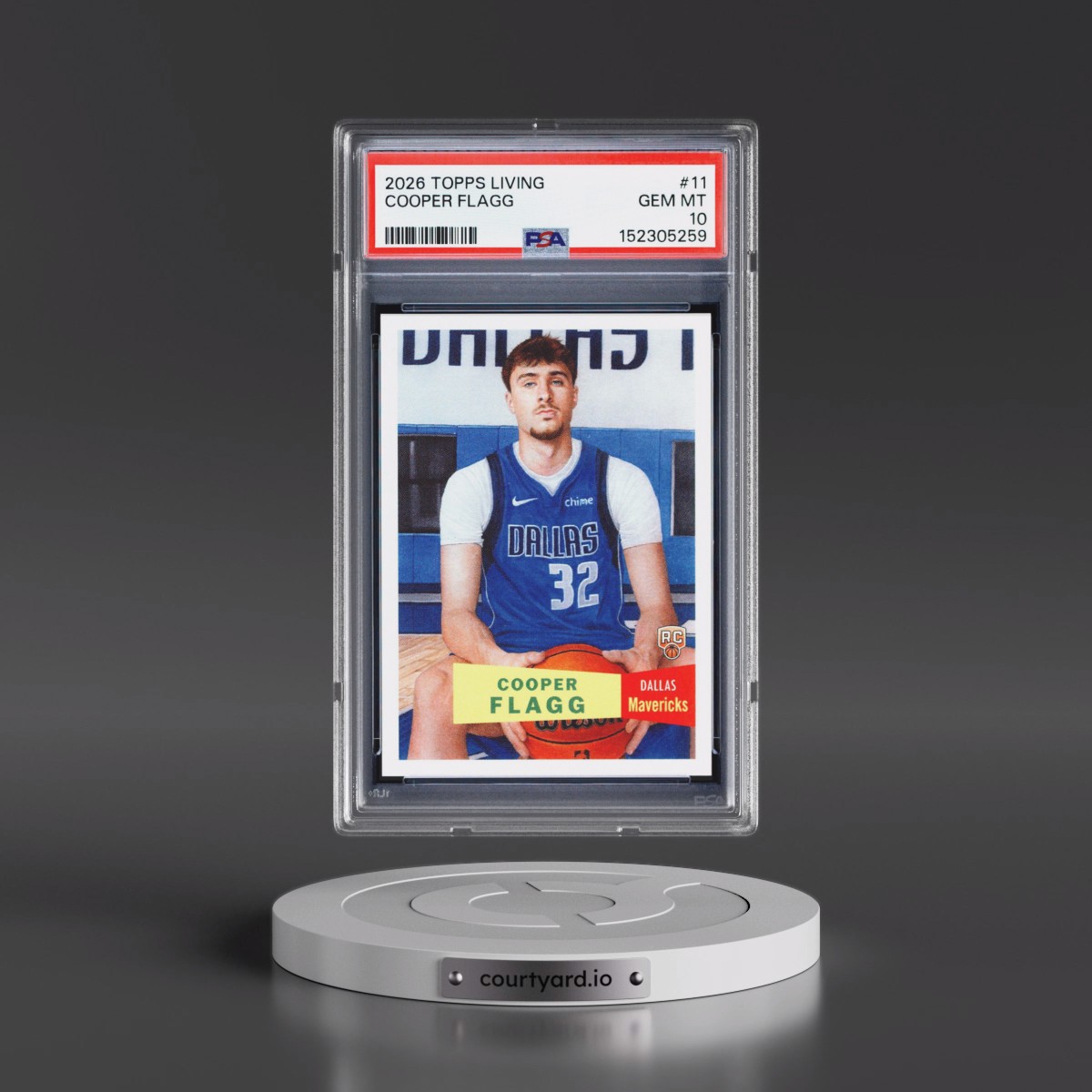 2026 Topps Living #11 Cooper Flagg (PSA 10 GEM MINT)