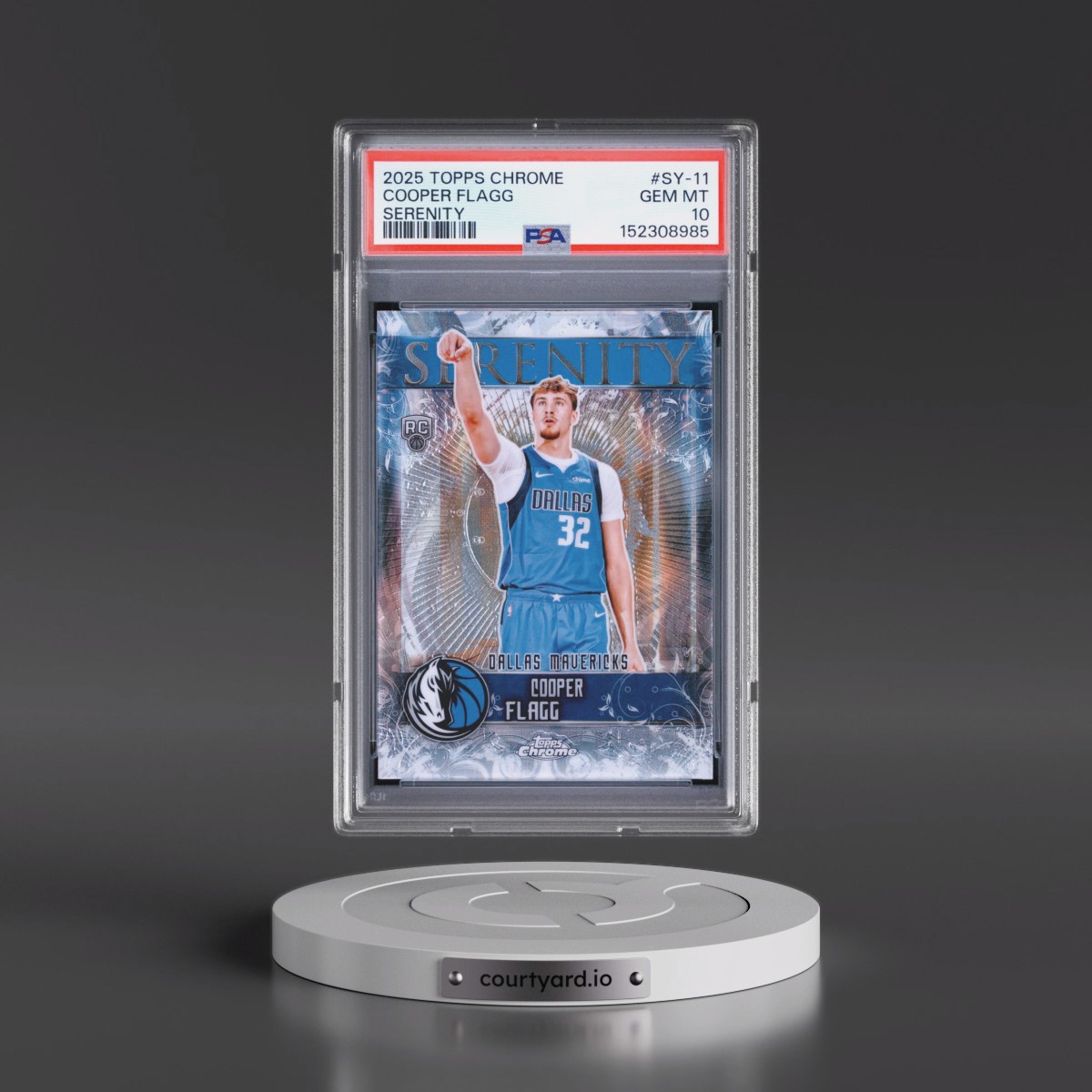 2025 Topps Chrome Serenity #SY-11 Cooper Flagg (PSA 10 GEM MINT)