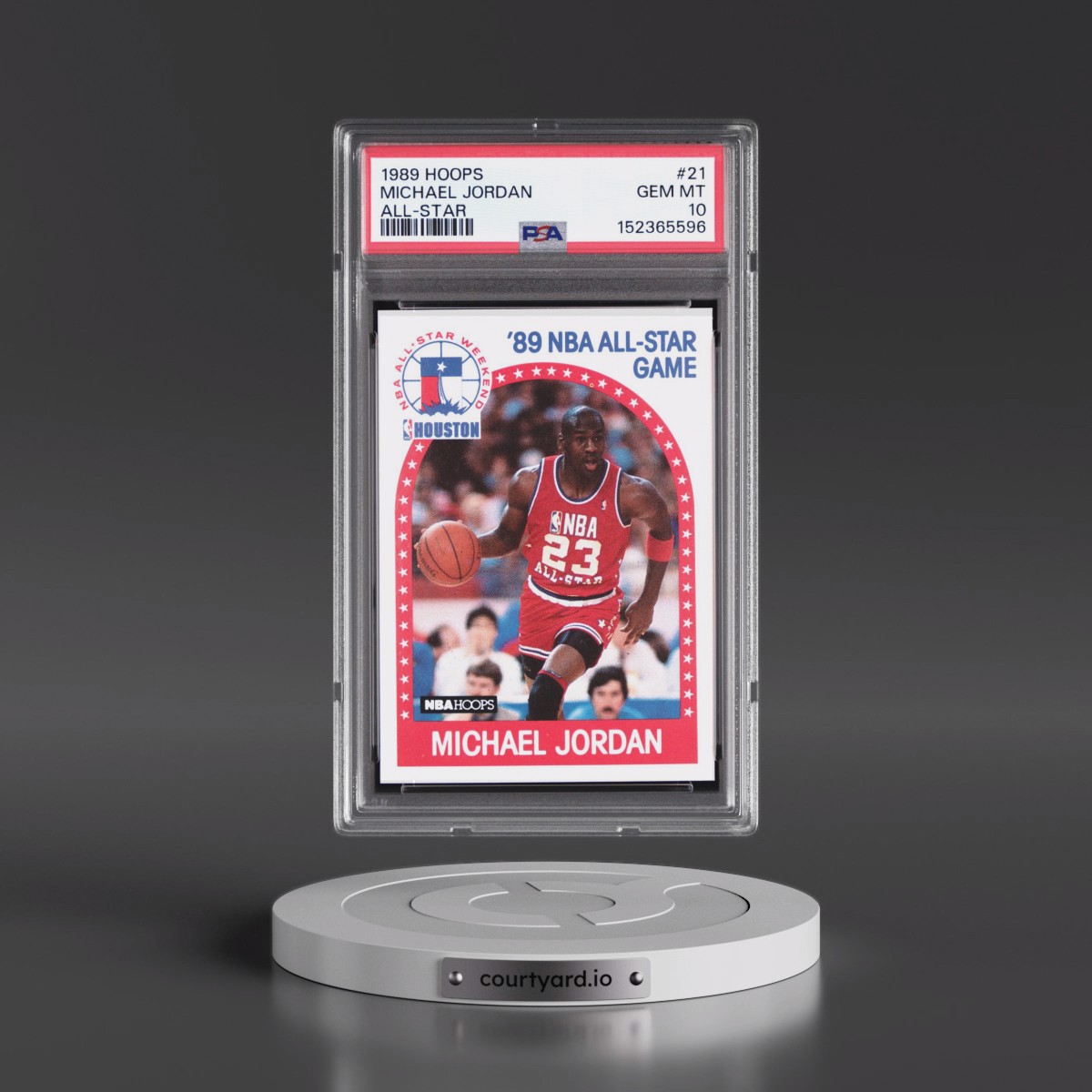 1989 Hoops #21 Michael Jordan - All-Star (PSA 10 GEM MINT)