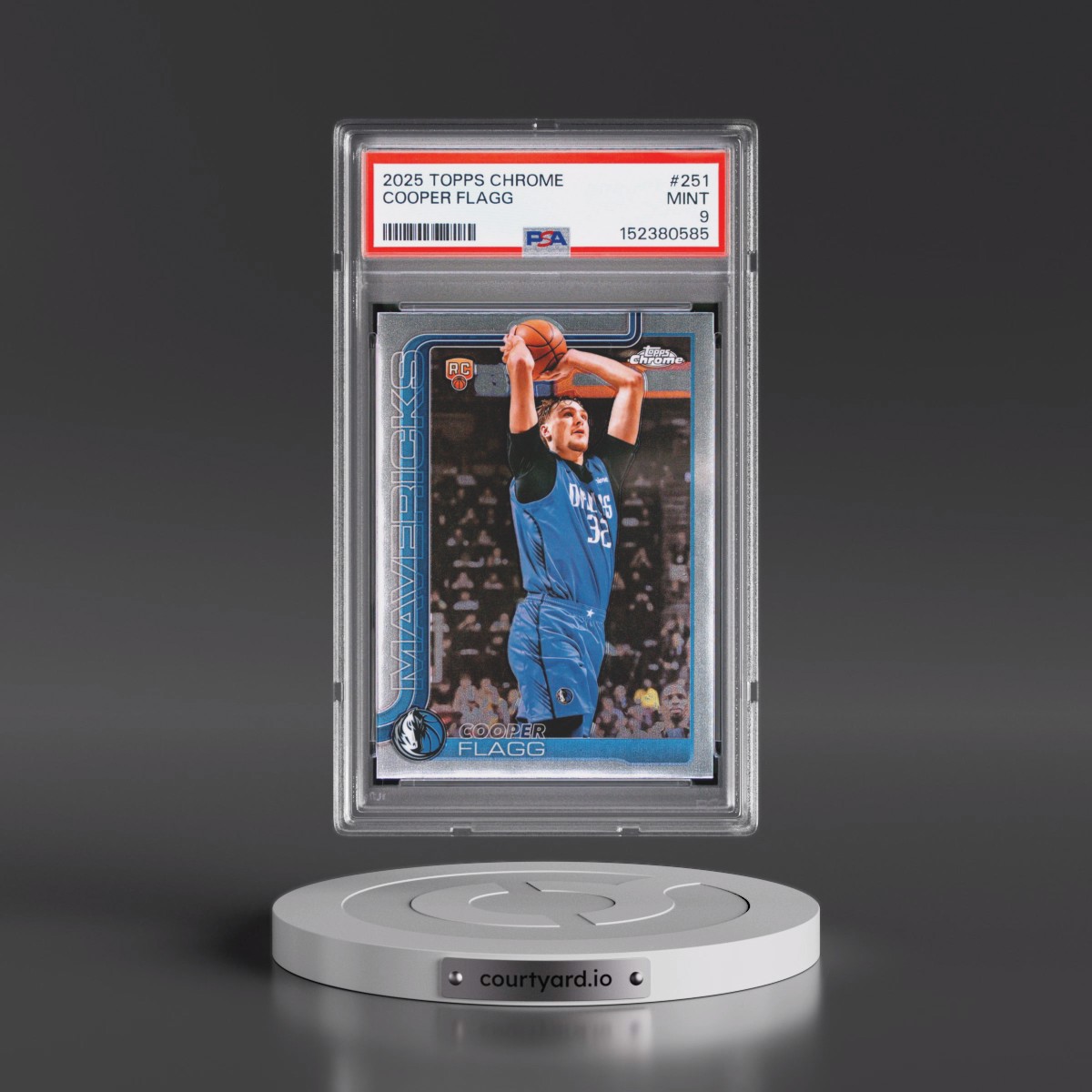 2025 Topps Chrome #251 Cooper Flagg (PSA 9 MINT)