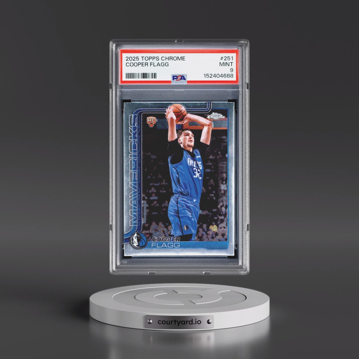 2025 Topps Chrome #251 Cooper Flagg (PSA 9 MINT)