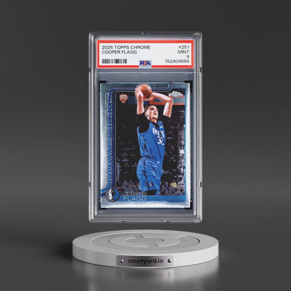 2025 Topps Chrome #251 Cooper Flagg (PSA 9 MINT)