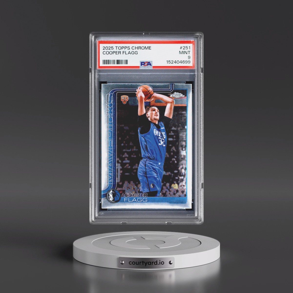 2025 Topps Chrome #251 Cooper Flagg (PSA 9 MINT)