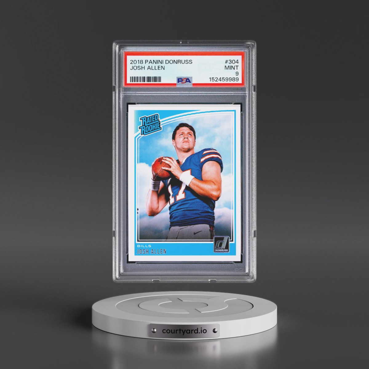 2018 Panini Donruss #304 Josh Allen (PSA 9 MINT)