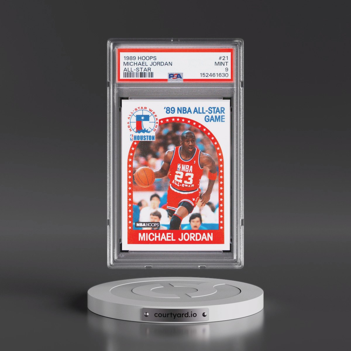 1989 Hoops #21 Michael Jordan - All-Star (PSA 9 MINT)