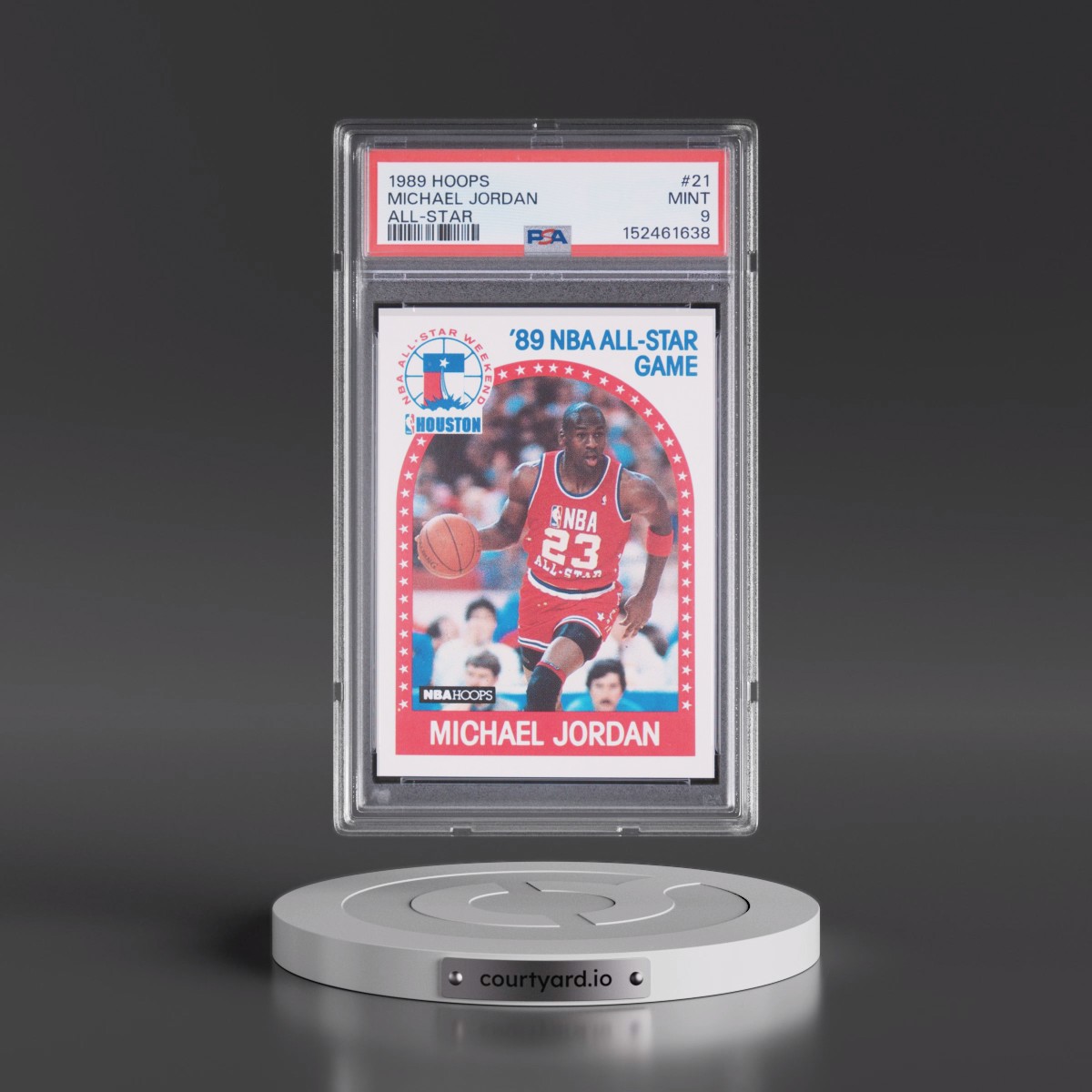 1989 Hoops #21 Michael Jordan - All-Star (PSA 9 MINT)