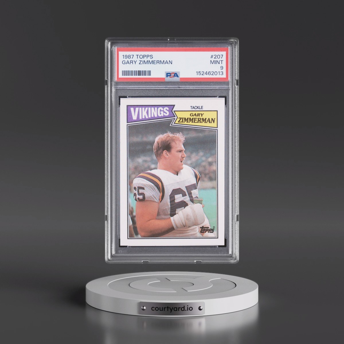 1987 Topps #207 Gary Zimmerman (PSA 9 MINT)