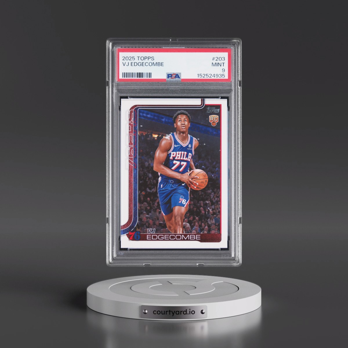 2025 Topps VJ Edgecombe #203 PSA 9