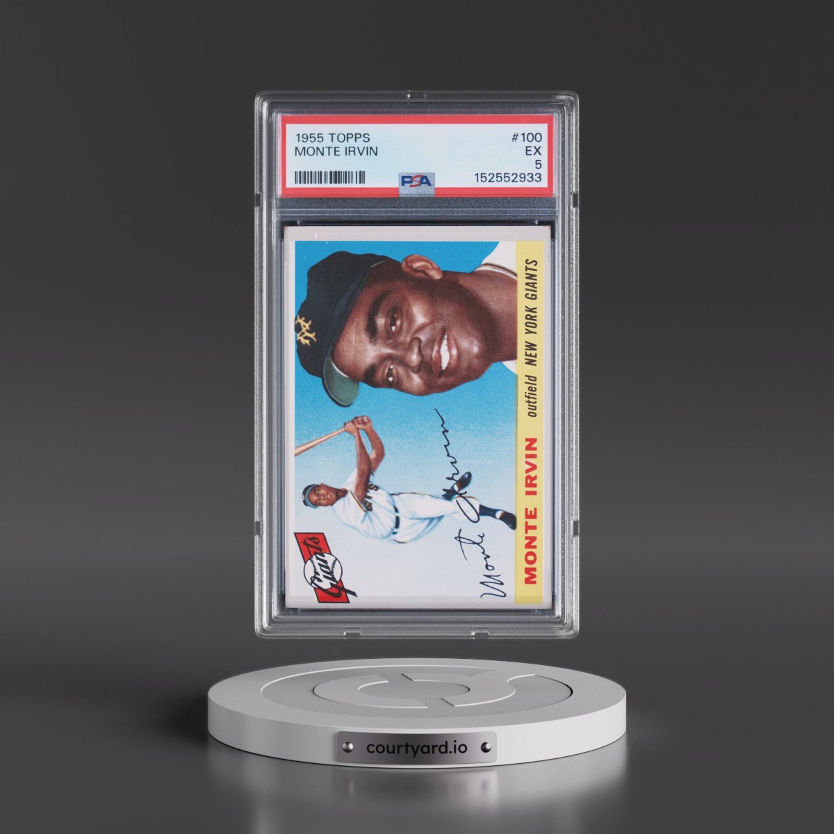 1955 Topps #100 Monte Irvin (PSA 5 EX)