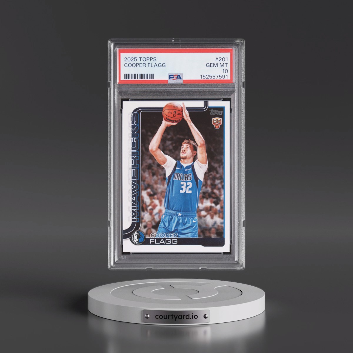 2025 Topps #201 Cooper Flagg (PSA 10 GEM MINT)