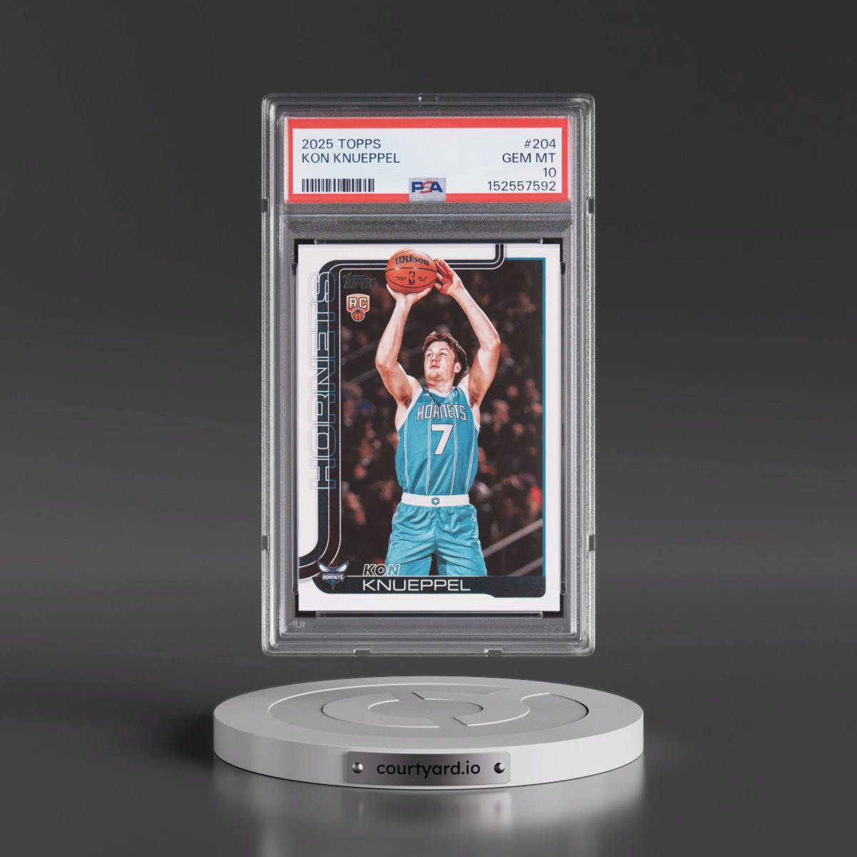 2025 Topps #204 Kon Knueppel (PSA 10 GEM MINT)