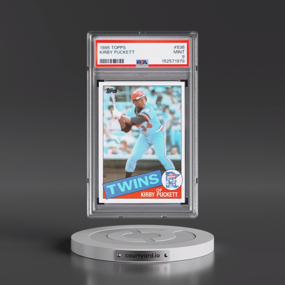1985 Topps Kirby Puckett #536 PSA 9