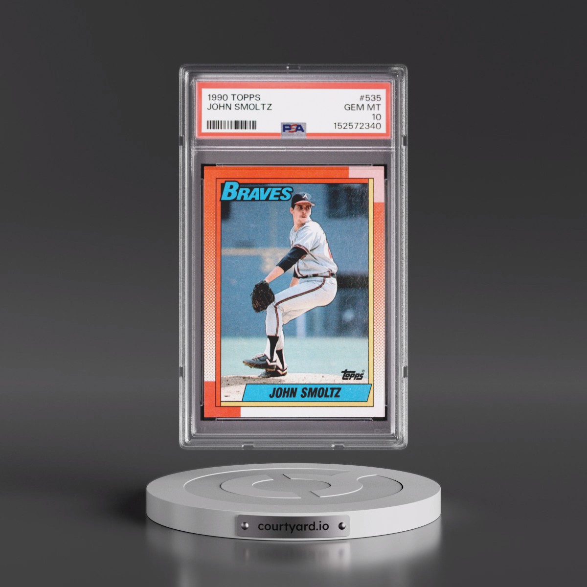 1990 Topps #535 John Smoltz (PSA 10 GEM MINT)