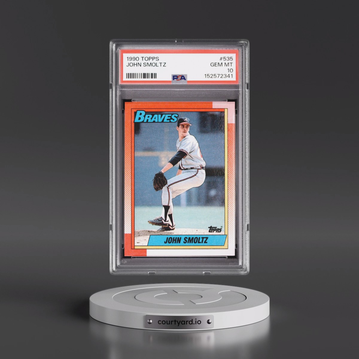 1990 Topps #535 John Smoltz (PSA 10 GEM MINT)