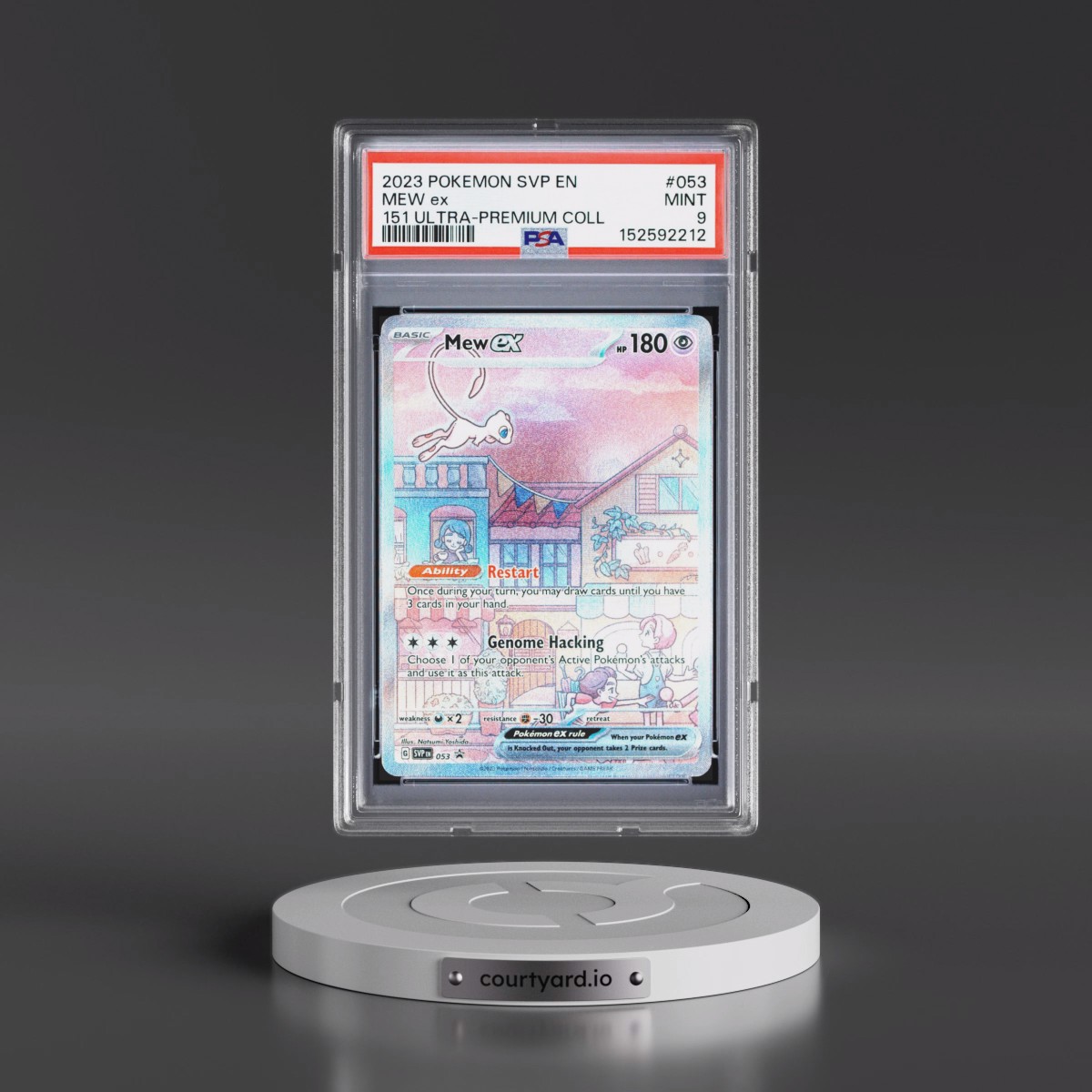 2023 Pokémon Svp EN-SV Black Star Promo #053 Mew EX - Holo 151 Ultra-Premium Collection (PSA 9 MINT)