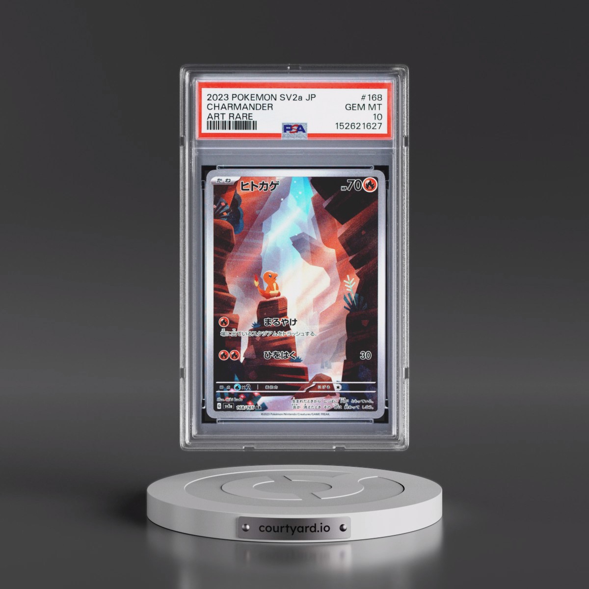 2023 Pokémon Sv2a-Pokémon 151 #168 Charmander - Art Rare (PSA 10 GEM MINT)