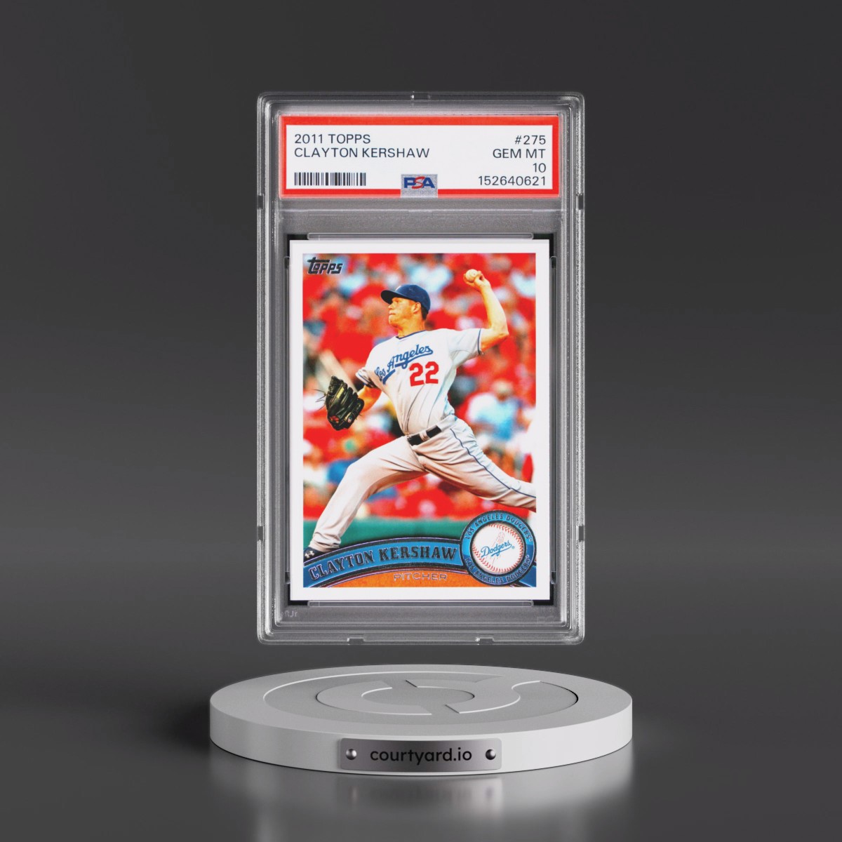 2011 Topps #275 Clayton Kershaw (PSA 10 GEM MINT)