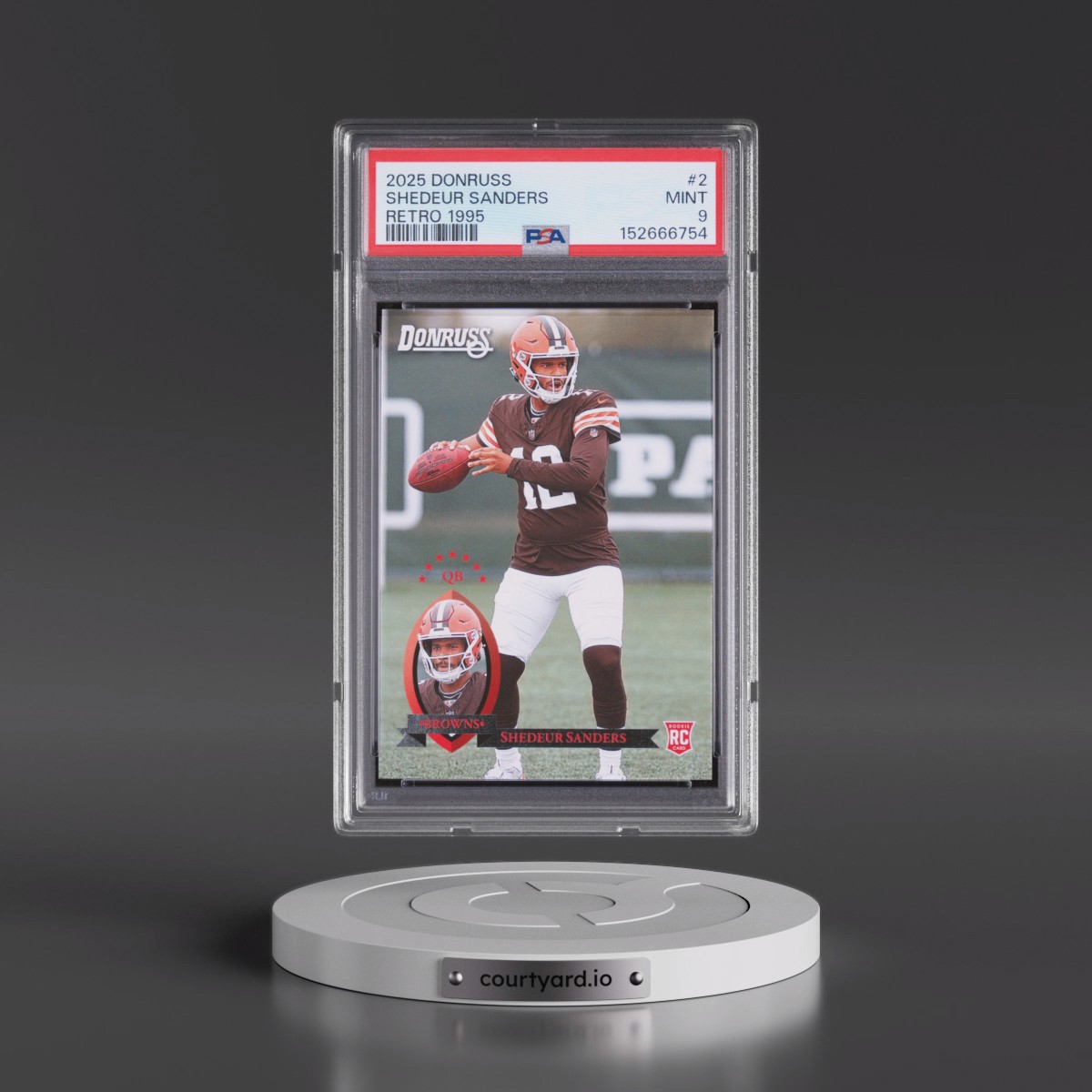 2025 Panini Donruss Retro 1995 #2 Shedeur Sanders (PSA 9 MINT)