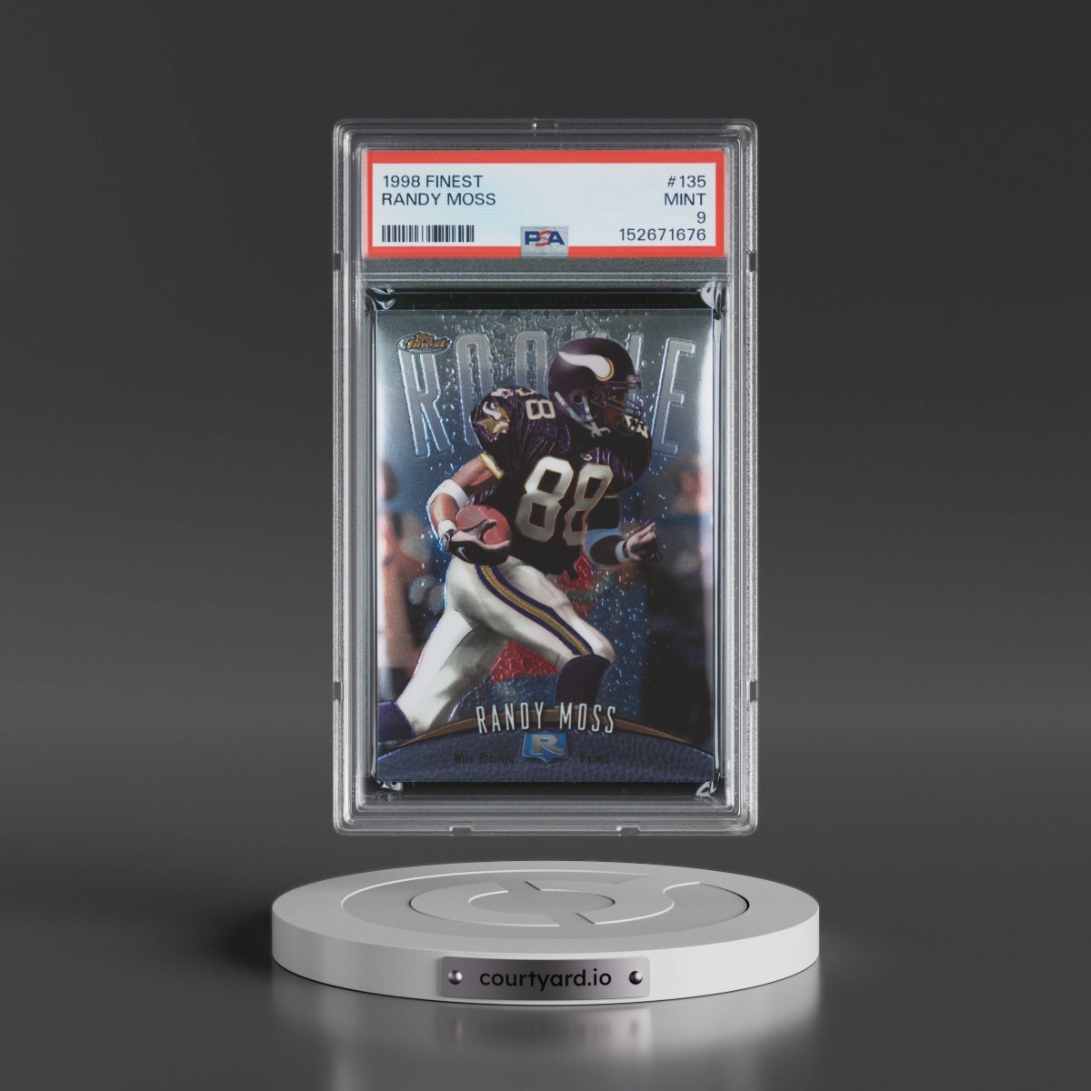 1998 Finest #135 Randy Moss (PSA 9 MINT)