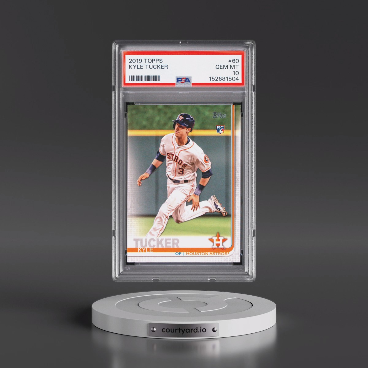 2019 Topps #60 Kyle Tucker (PSA 10 GEM MINT)