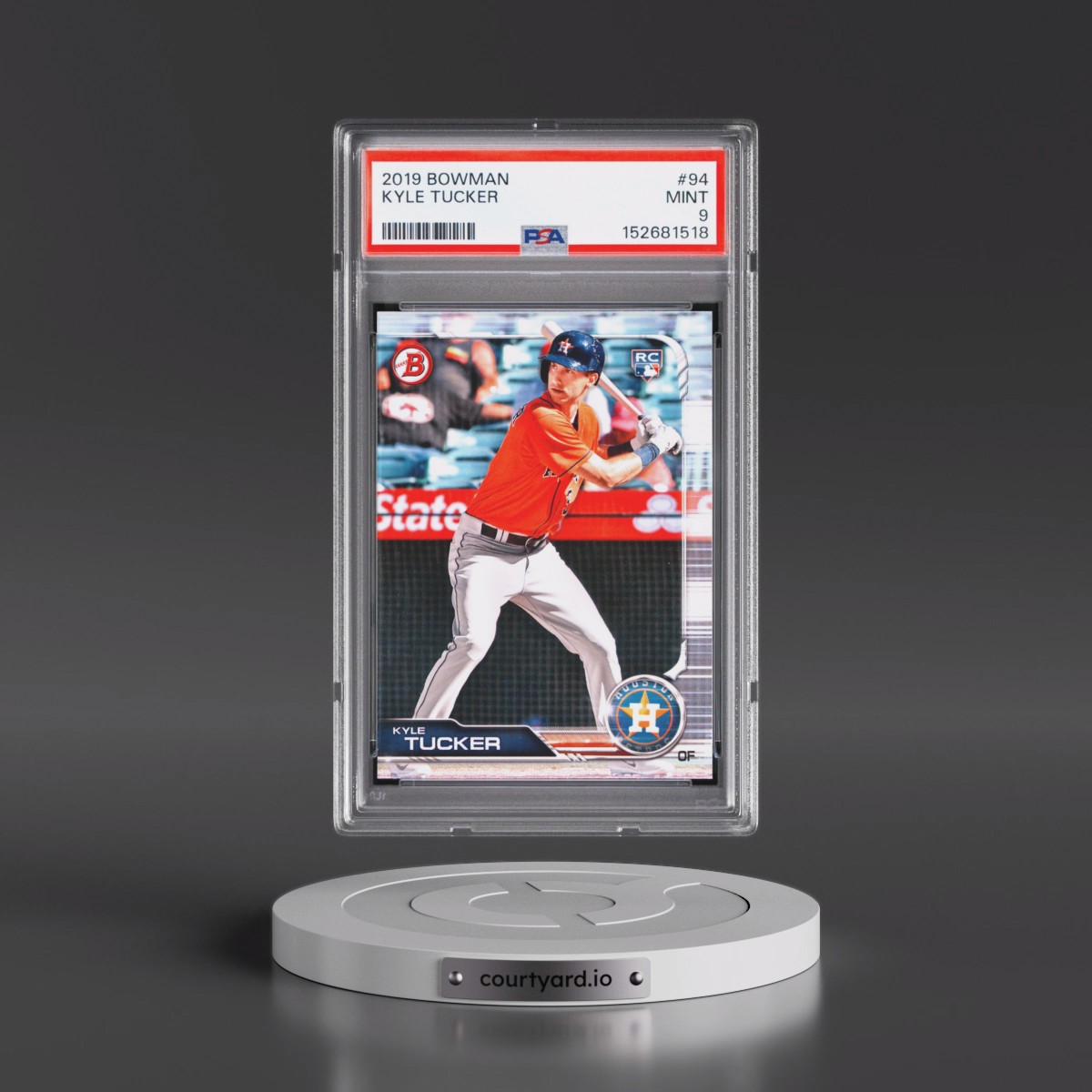 2019 Bowman #94 Kyle Tucker (PSA 9 MINT)