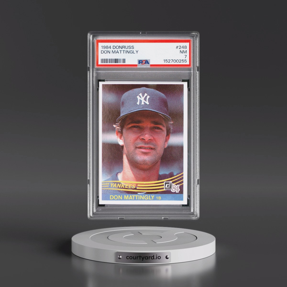 1984 Donruss #248 Don Mattingly (PSA 7 NM)