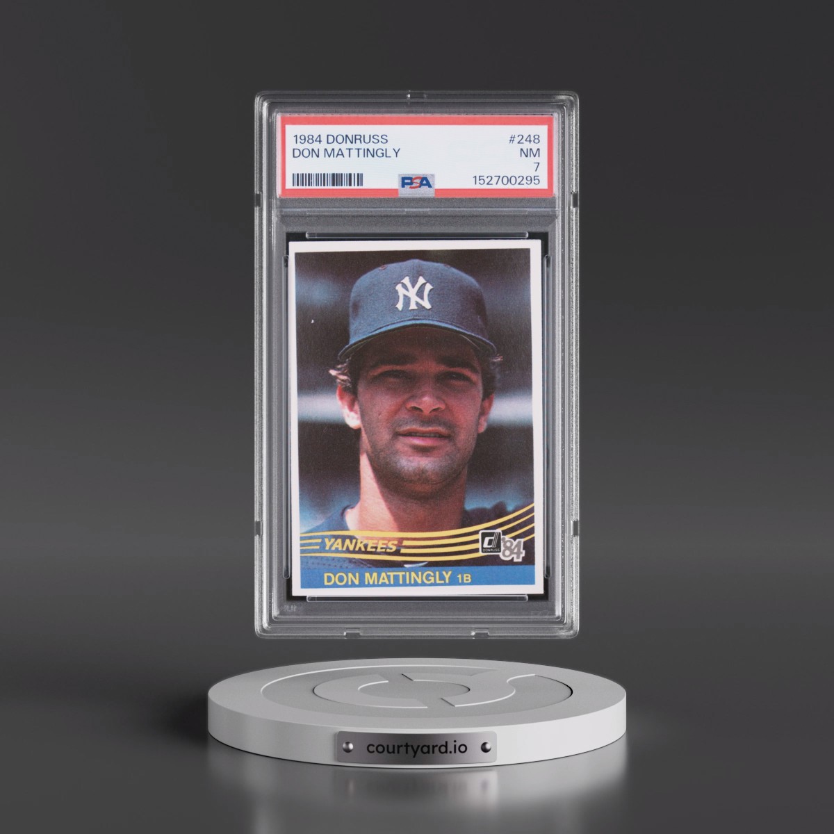 1984 Donruss #248 Don Mattingly (PSA 7 NM)