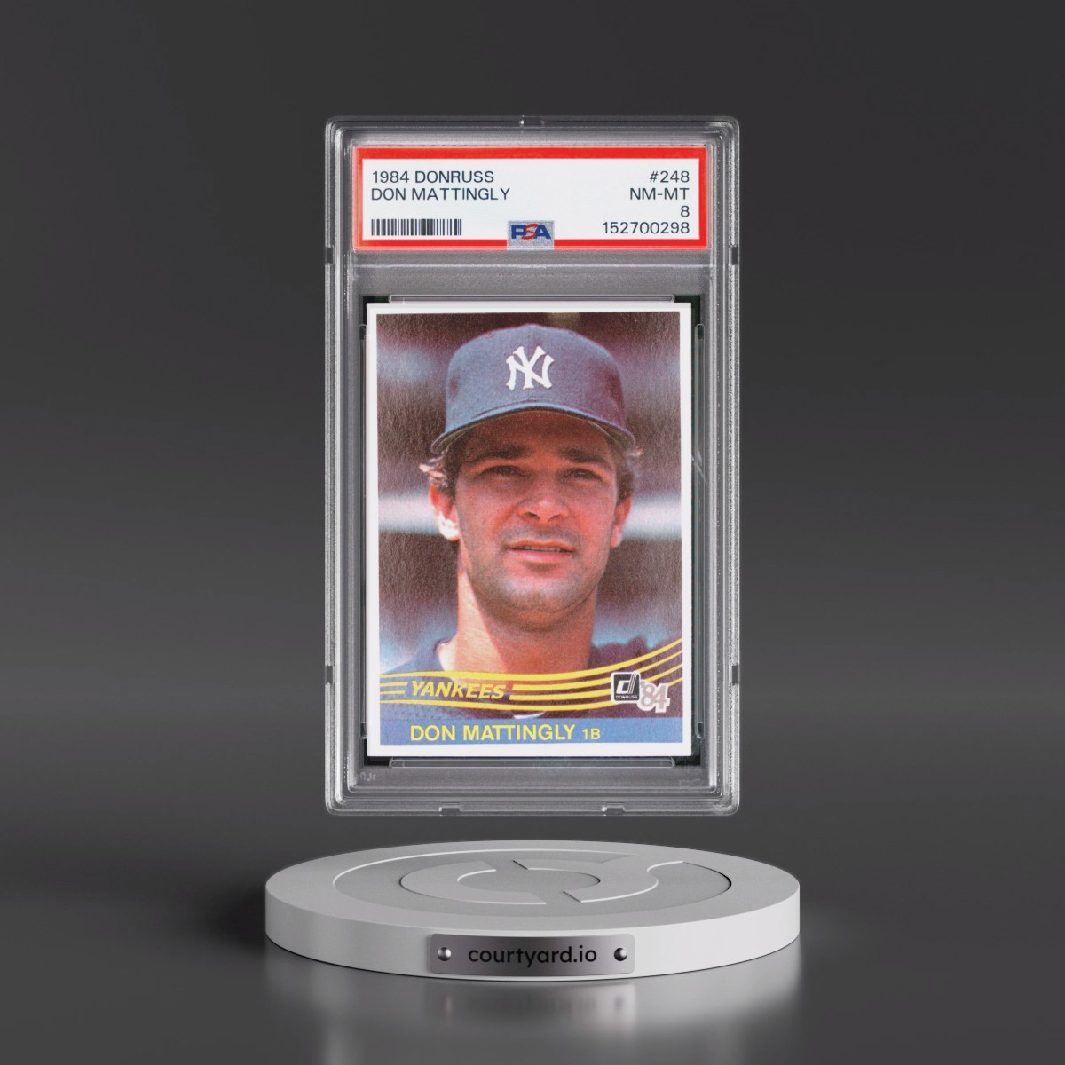1984 Donruss #248 Don Mattingly (PSA 8 NM-MT)