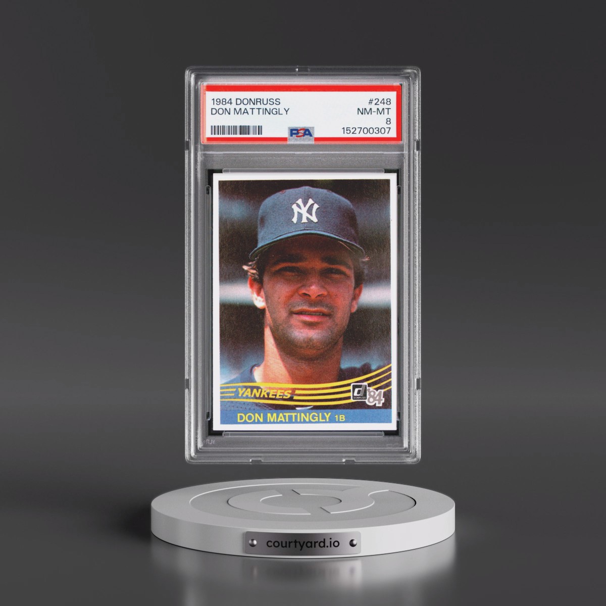 1984 Donruss #248 Don Mattingly (PSA 8 NM-MT)