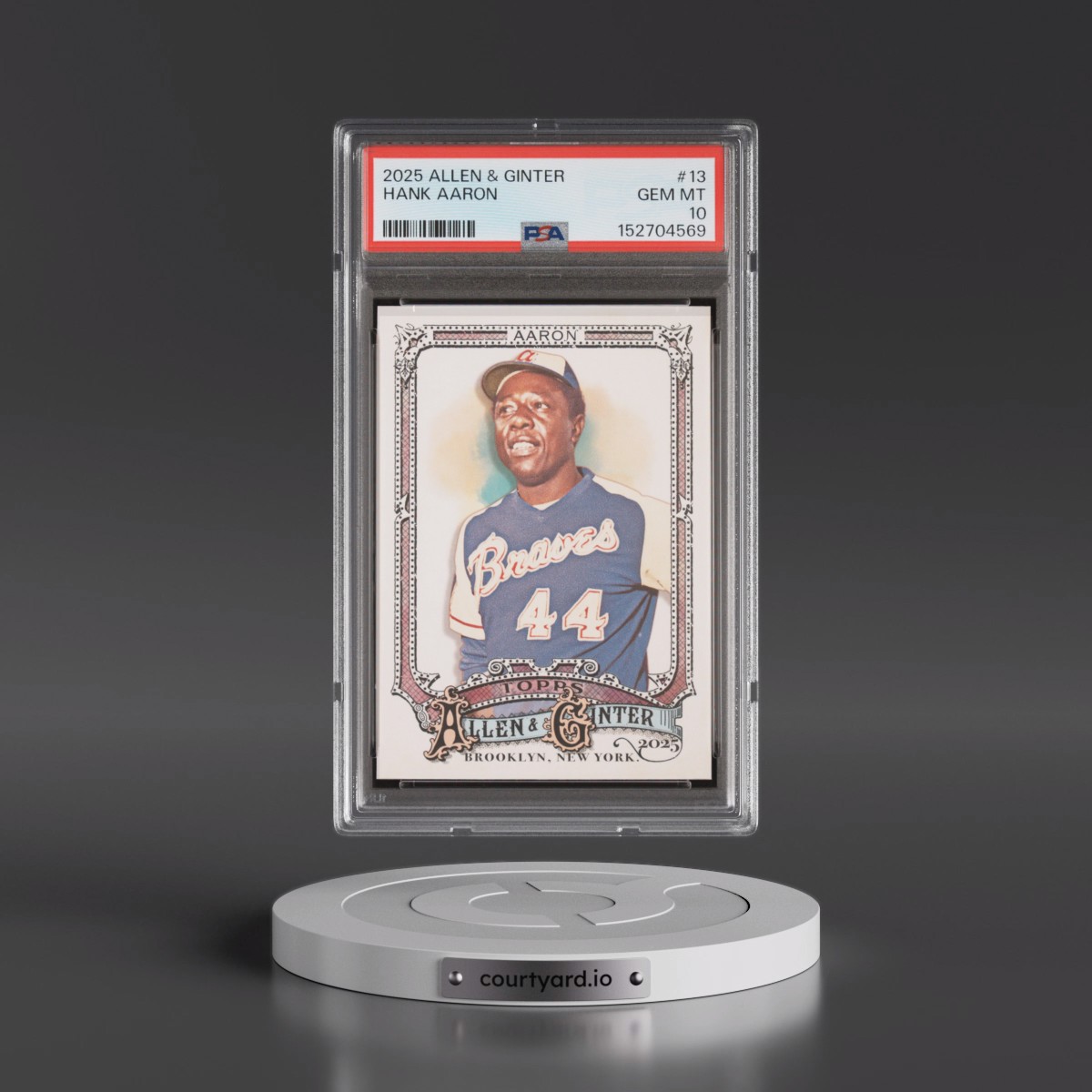 2025 Topps Allen & Ginter #13 Hank Aaron (PSA 10 GEM MINT)
