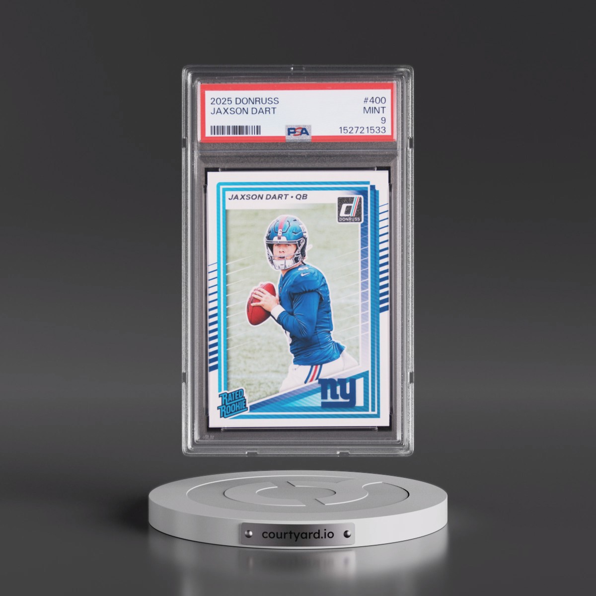2025 Panini Donruss #400 Jaxson Dart (PSA 9 MINT)