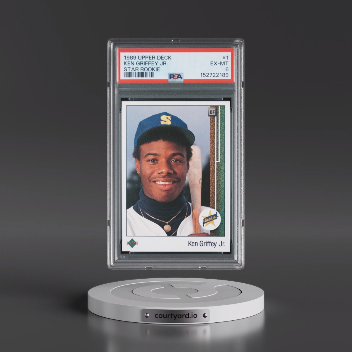 1989 Upper Deck Ken Griffey Jr - Star Rookie #1 PSA 6