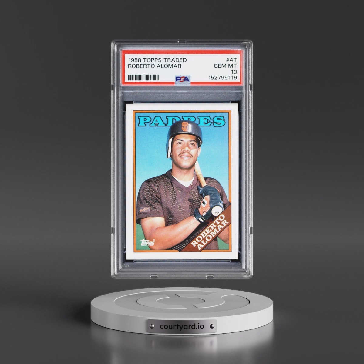 1988 Topps Traded #4T Roberto Alomar (PSA 10 GEM MINT)