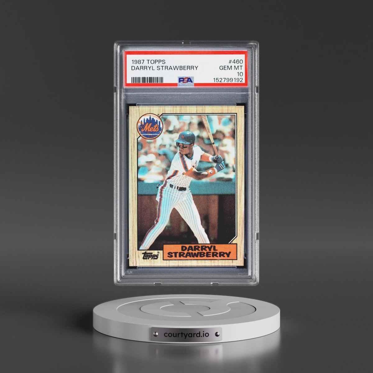 1987 Topps #460 Darryl Strawberry (PSA 10 GEM MINT)