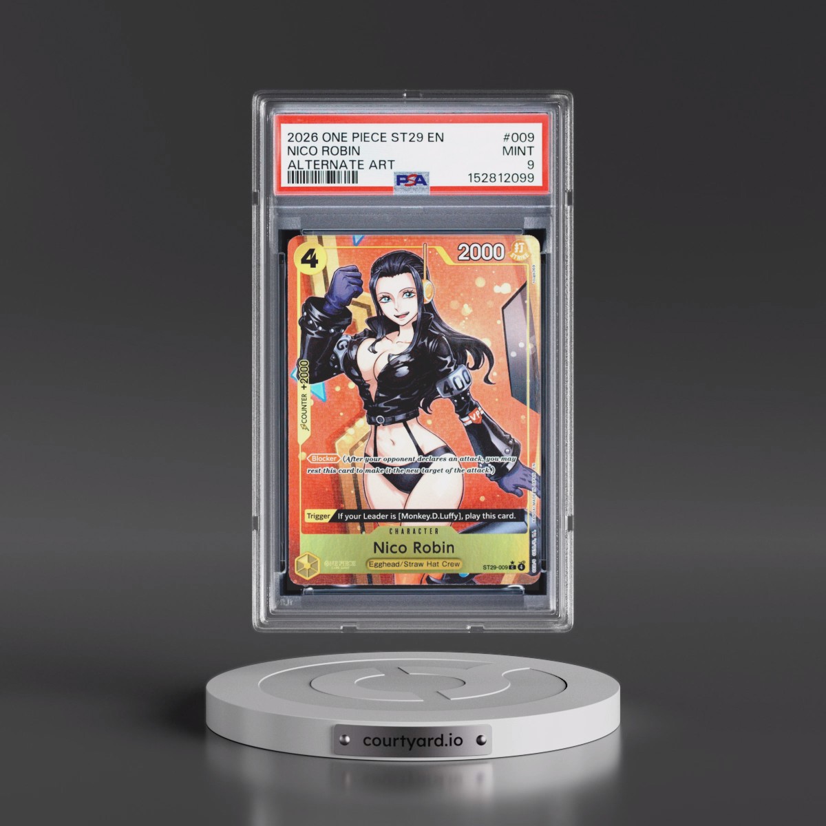 2026 One Piece Starter Deck ST29-Egghead #009 Nico Robin - Alternate Art (PSA 9 MINT)