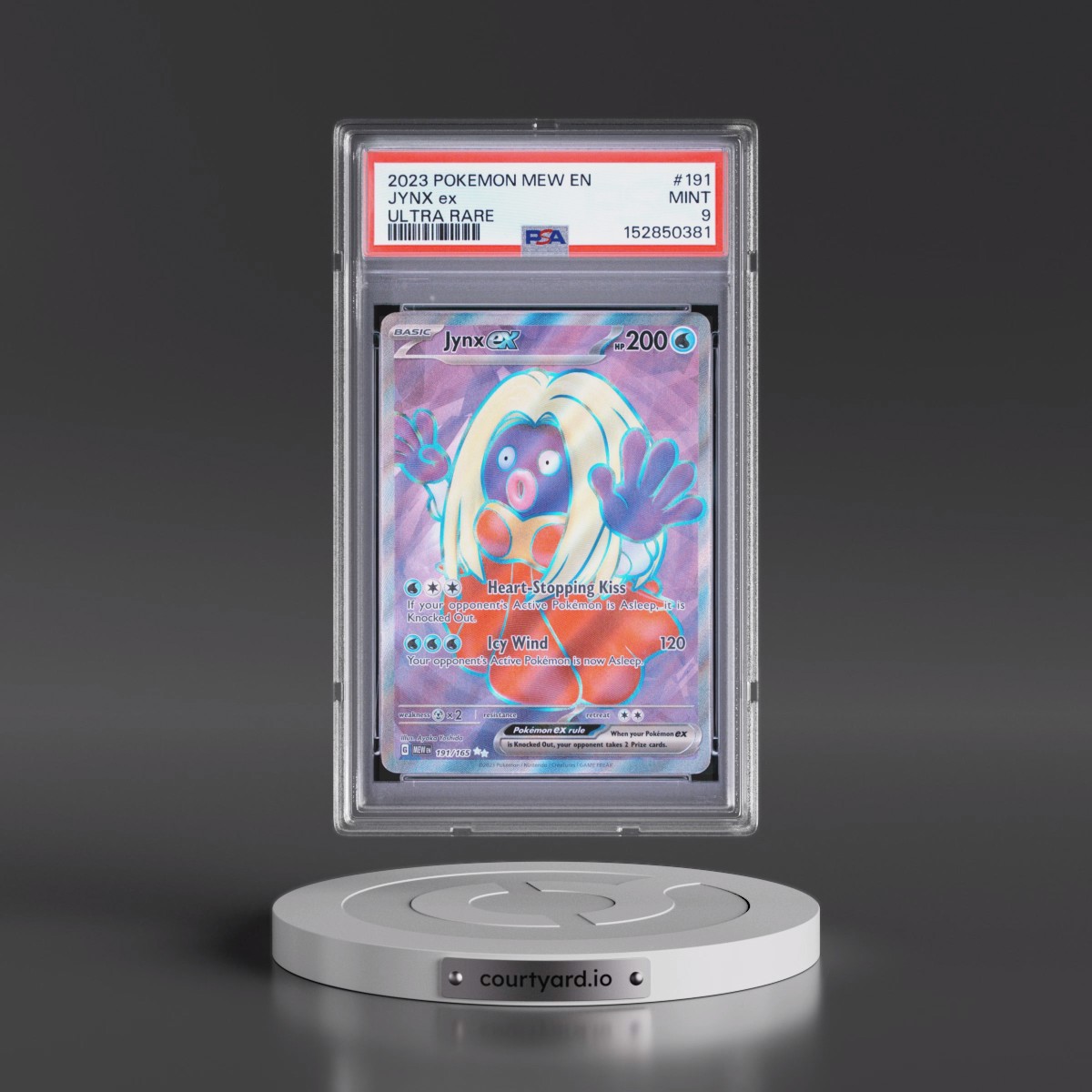 2023 Pokémon Mew EN-151 #191 Jynx EX - Holo Ultra Rare (PSA 9 MINT)