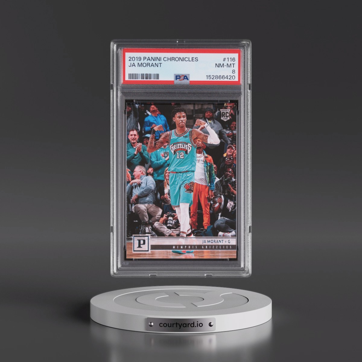 2019 Panini Chronicles #116 Ja Morant (PSA 8 NM-MT)